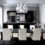 Impressive Ideas to Your Modern Black and White Dining Room