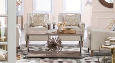 Get inspired and create your own spring living room