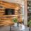 Warmth and Texture: 10 Unique Living Room Wood Accent Walls