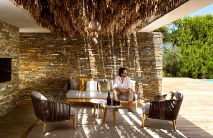 In the Right Mood: Weather-Resistant Outdoor Décor in Teak and Handwoven Tricord