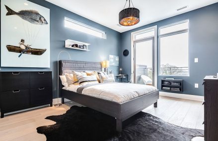Bright and Trendy: 15 Fabulous Gray and Blue Bedroom Ideas